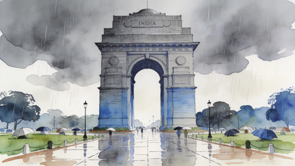 Monsoon at the memorial