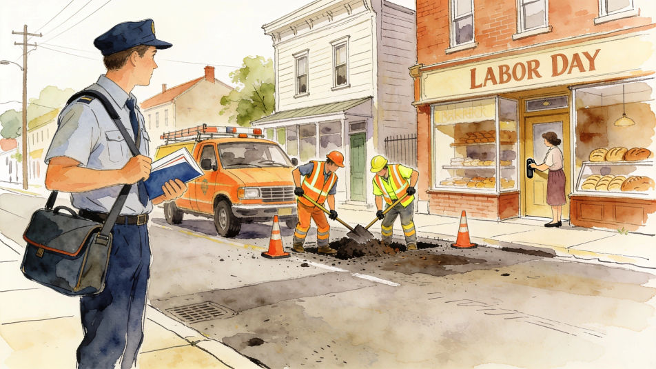 The town workers