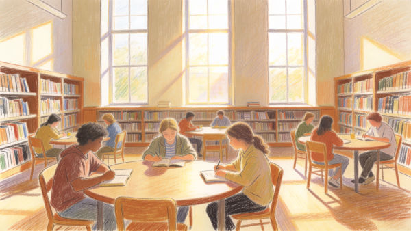 Library drawing maker