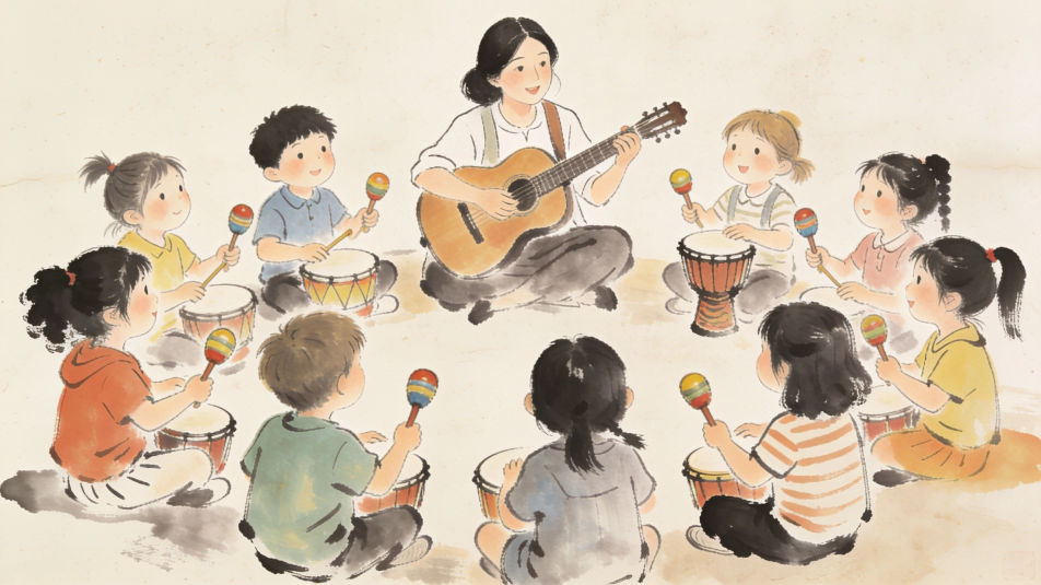 Kids music circle