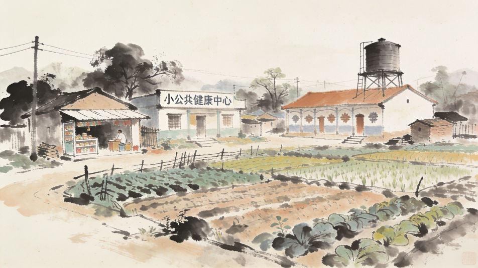 Village with services