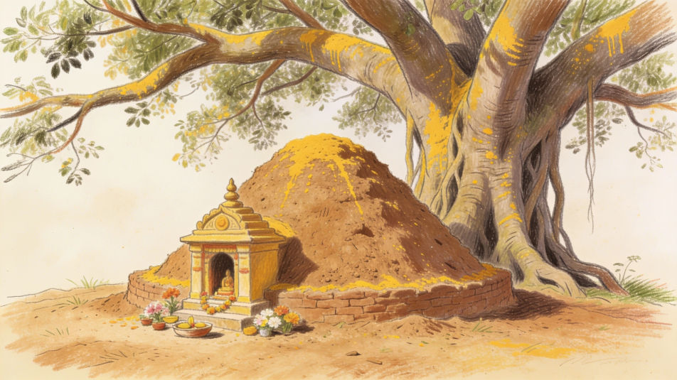 The anthill shrine