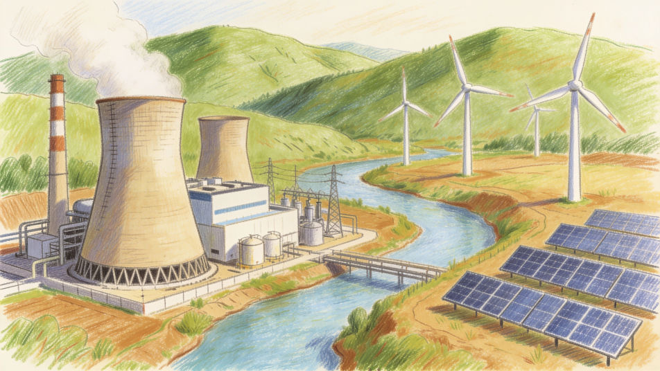 Clean energy mix landscape