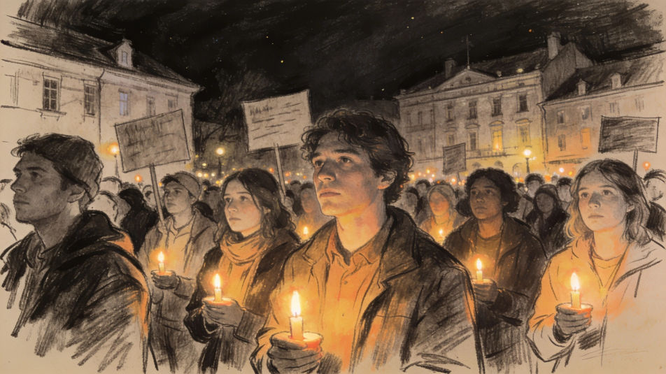 Candlelight vigil
