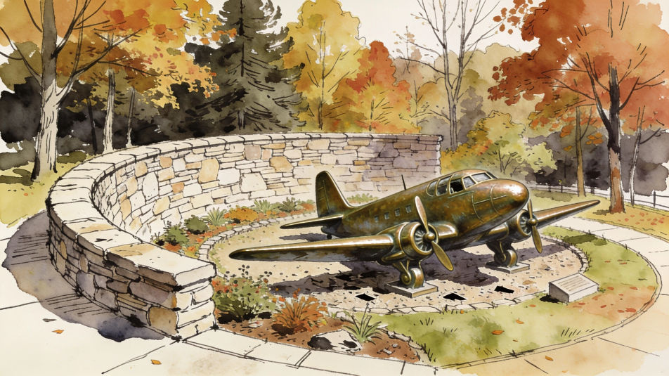 The memorial garden