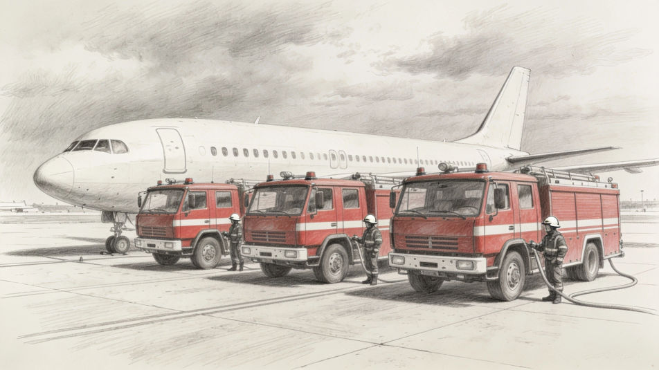 Airport emergency drill