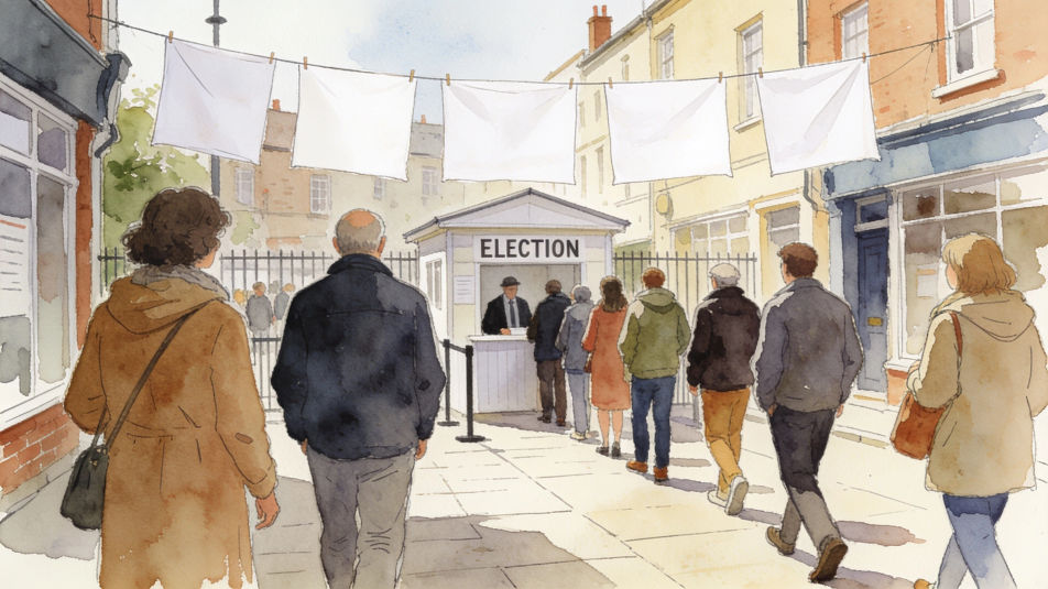 Election day street