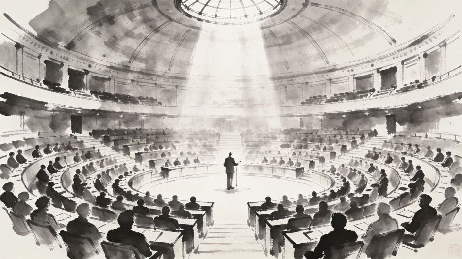 Assembly hall debate