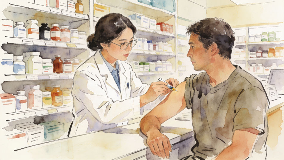 Pharmacy shot counter