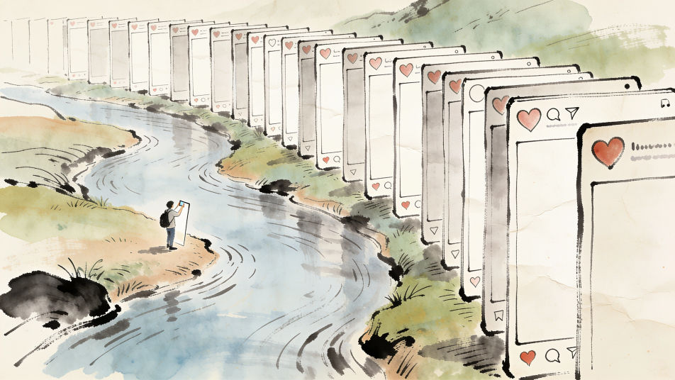Feed as a river