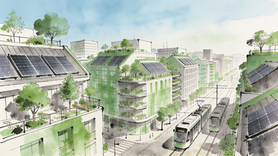 Solar city of tomorrow