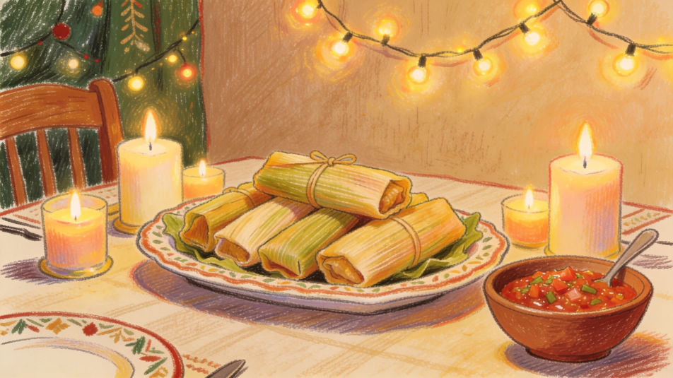 Holiday tamale dinner