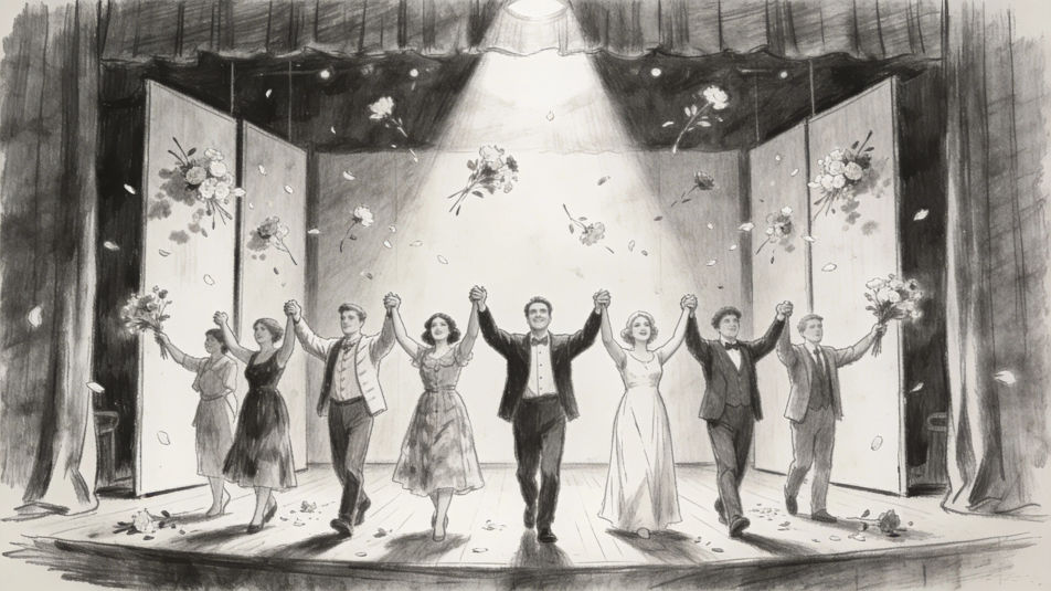 Curtain call bow