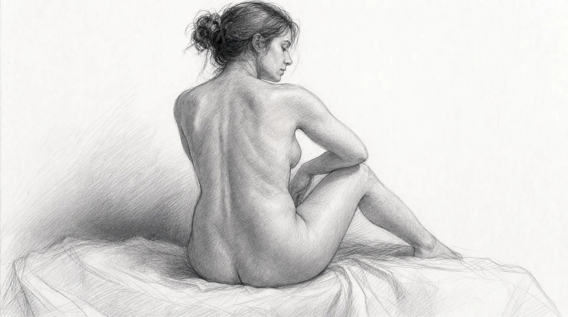 Studio life drawing on a Sunday