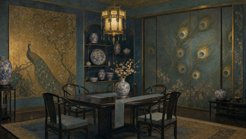 The peacock dining room