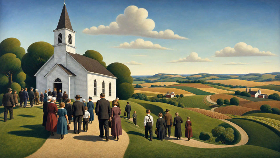 Sunday at the white church