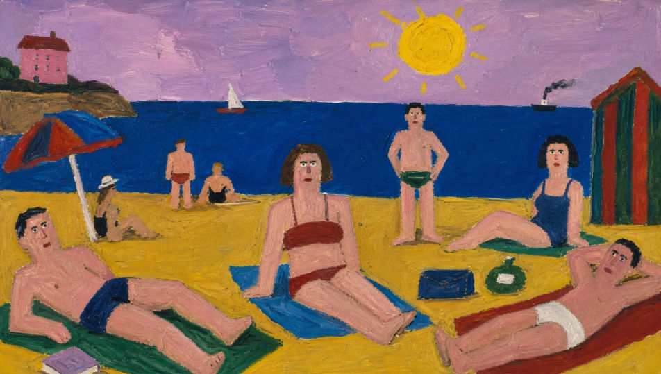 Journée maladroite à la plage