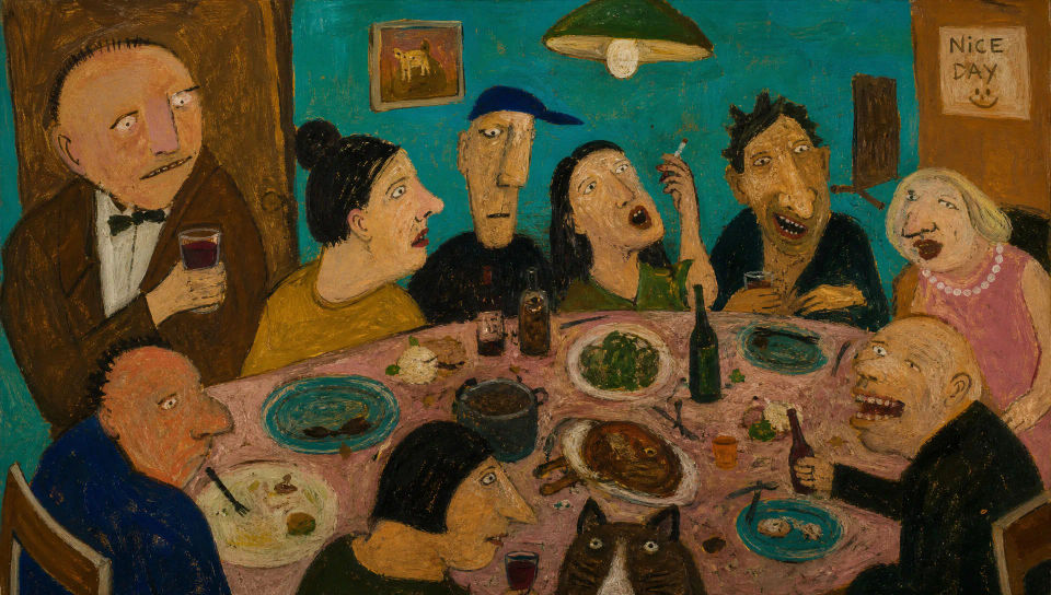Clumsy dinner table