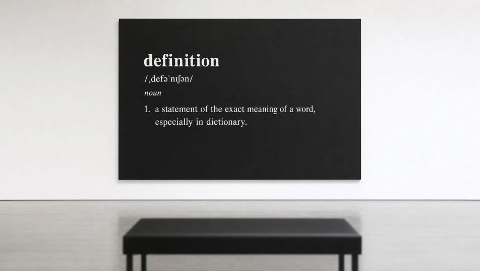 Dictionary-definition panel install