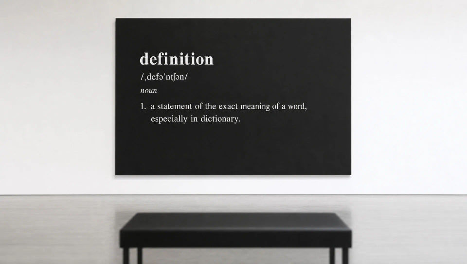 Dictionary-definition panel install