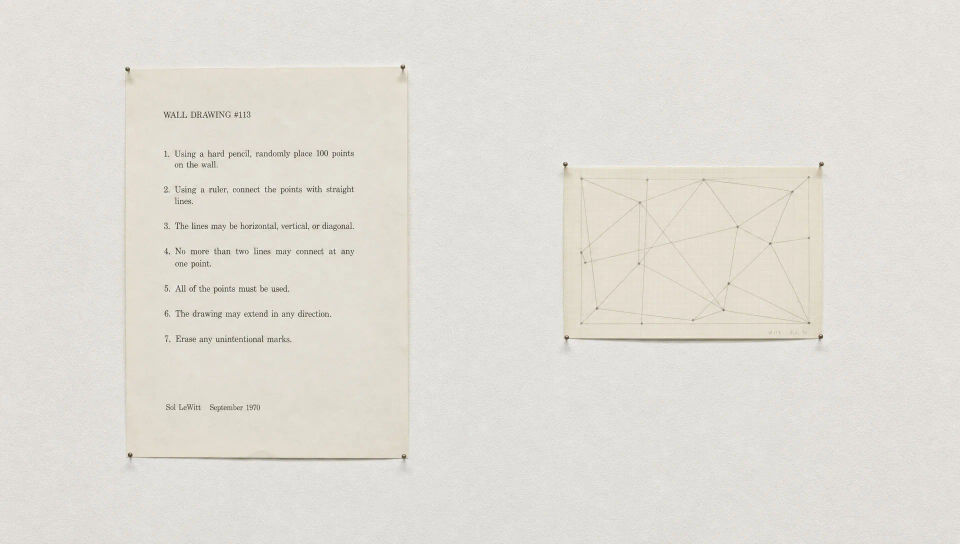 Instruction-and-diagram wall