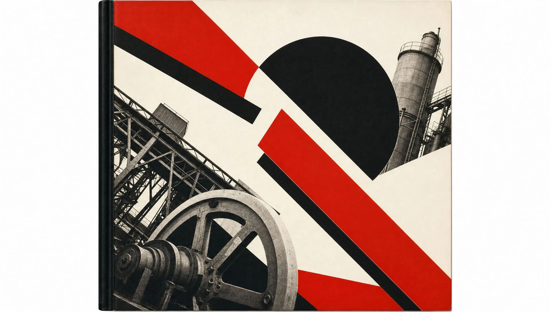 Couverture de livre à la Lissitzky