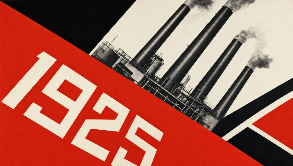 Five-Year-Plan factory poster