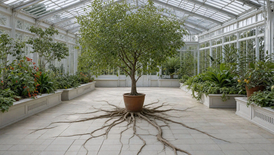 Glasshouse interior