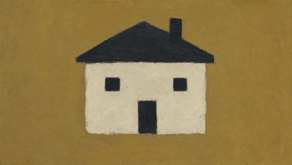 House on an empty ground