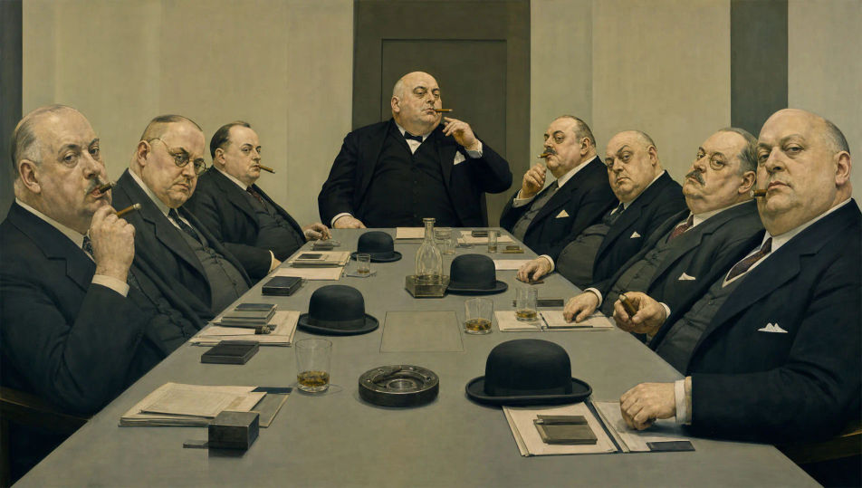 Boardroom of profiteers