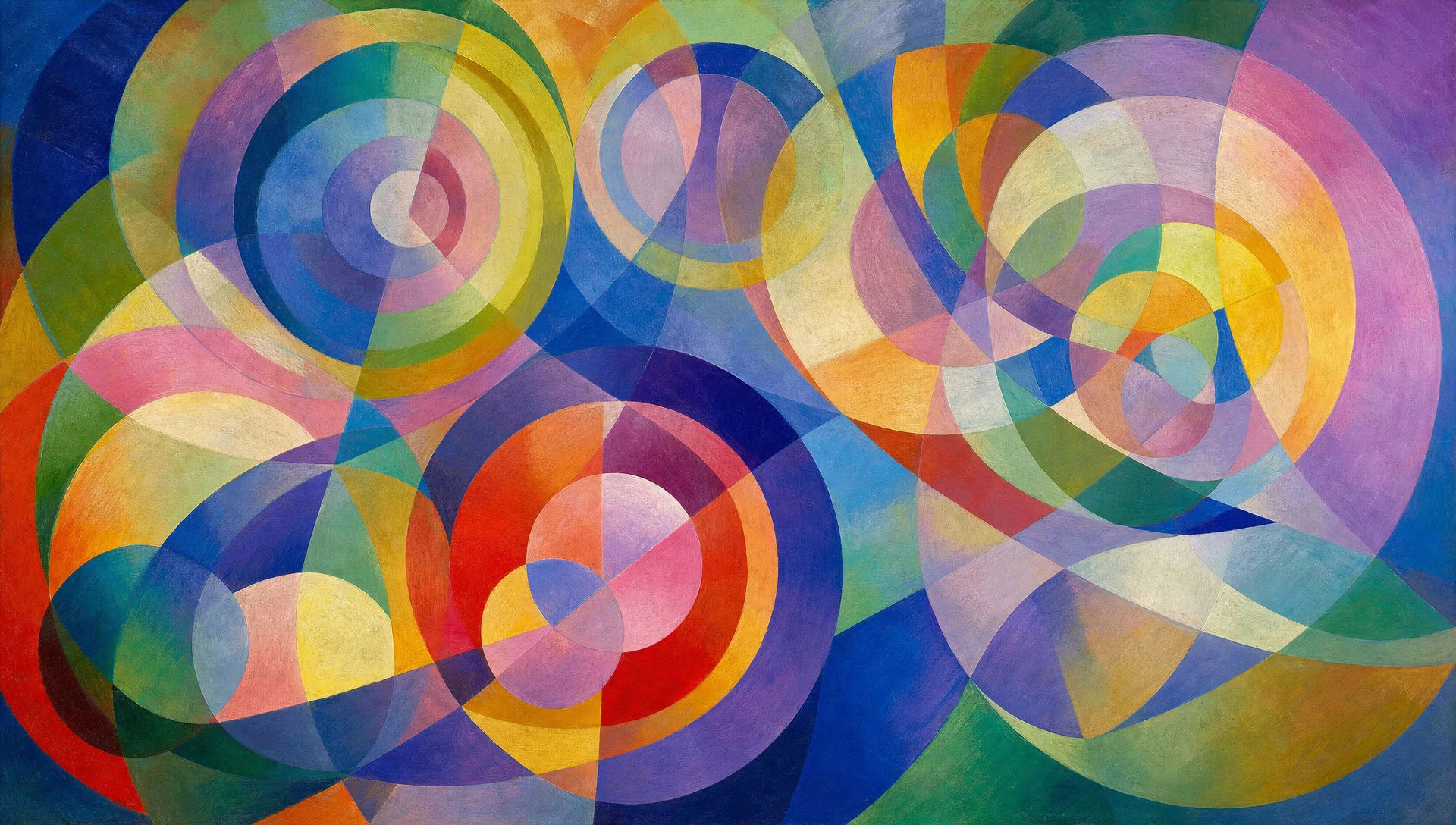 Circular rhythms abstraction
