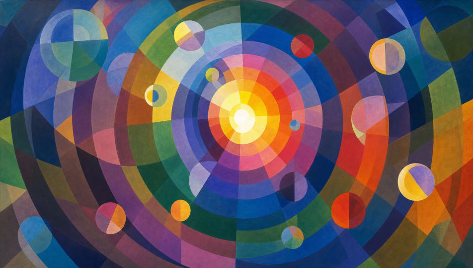 Concentric spectrum sun