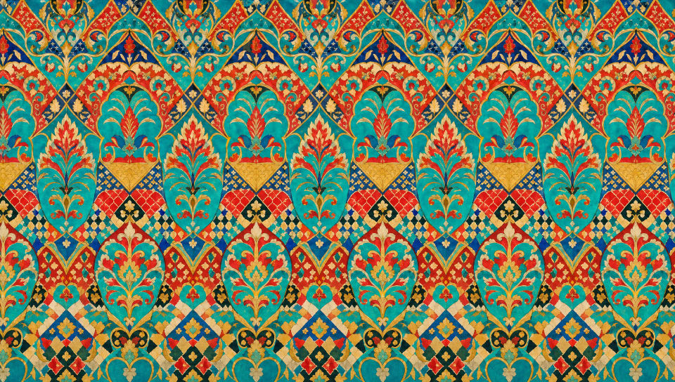 Decorative arabesque panel