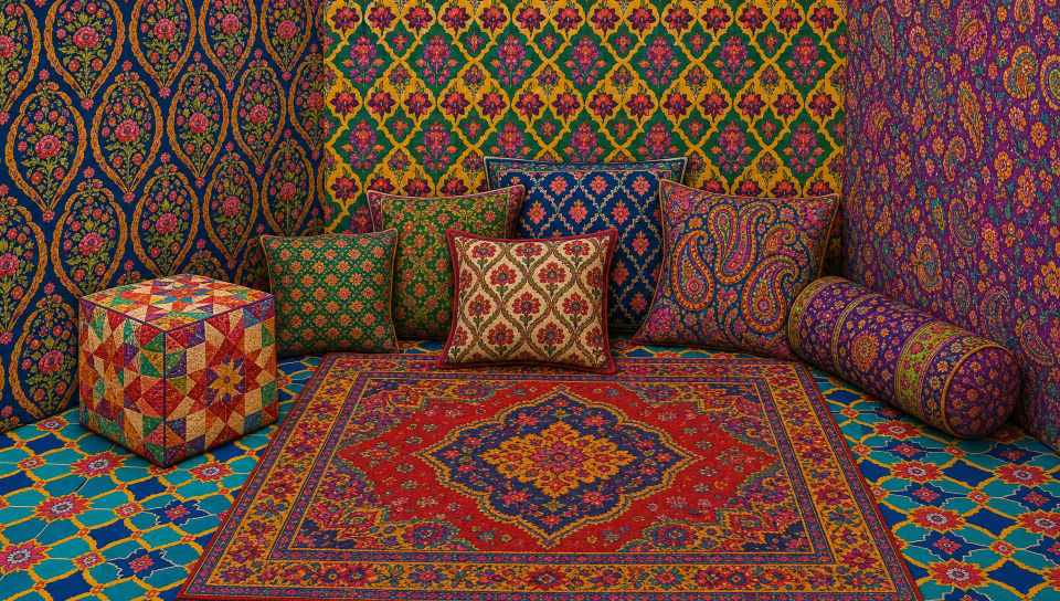 Patterned interior corner