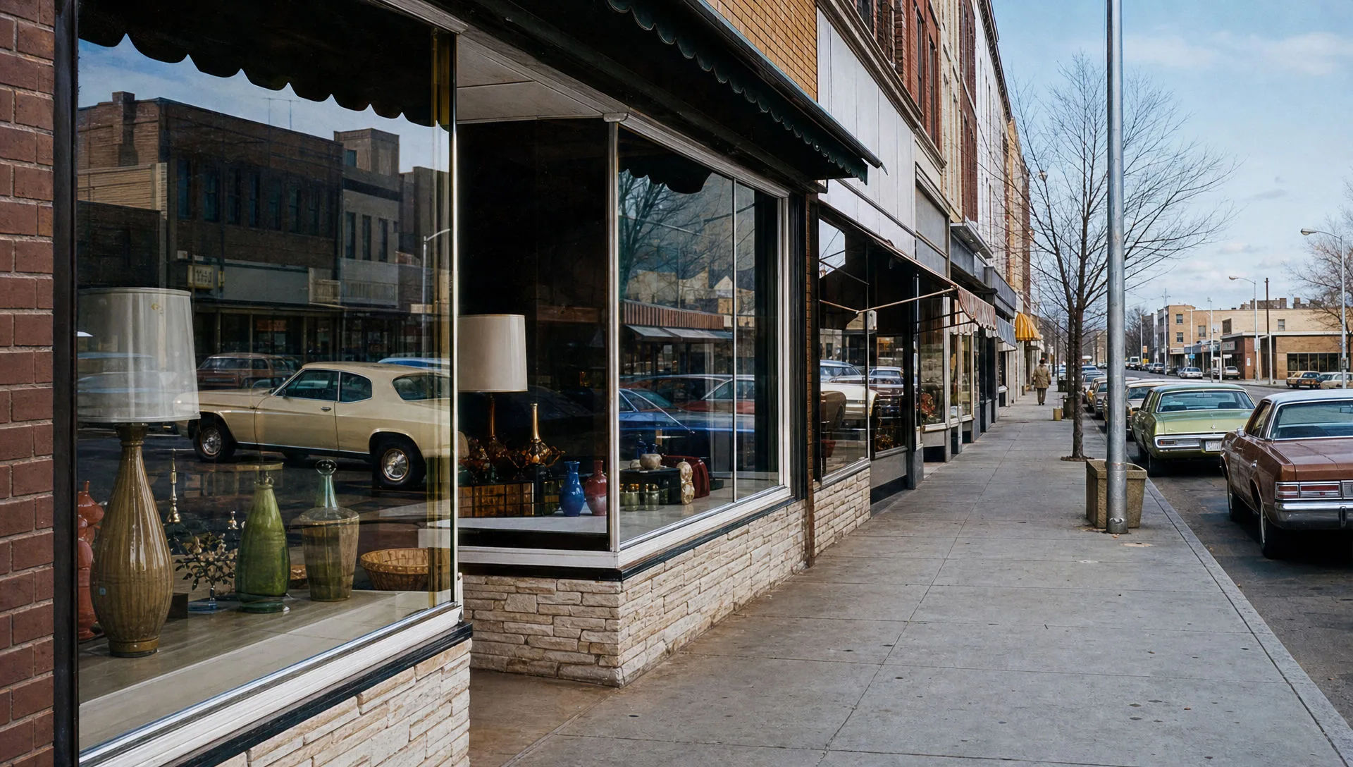 Main Street storefronts