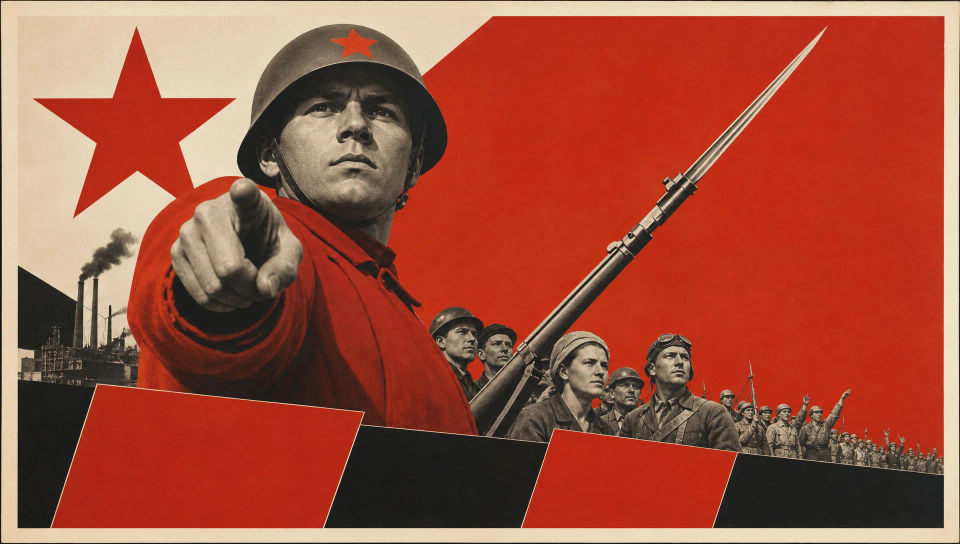 Red Army recruitment poster