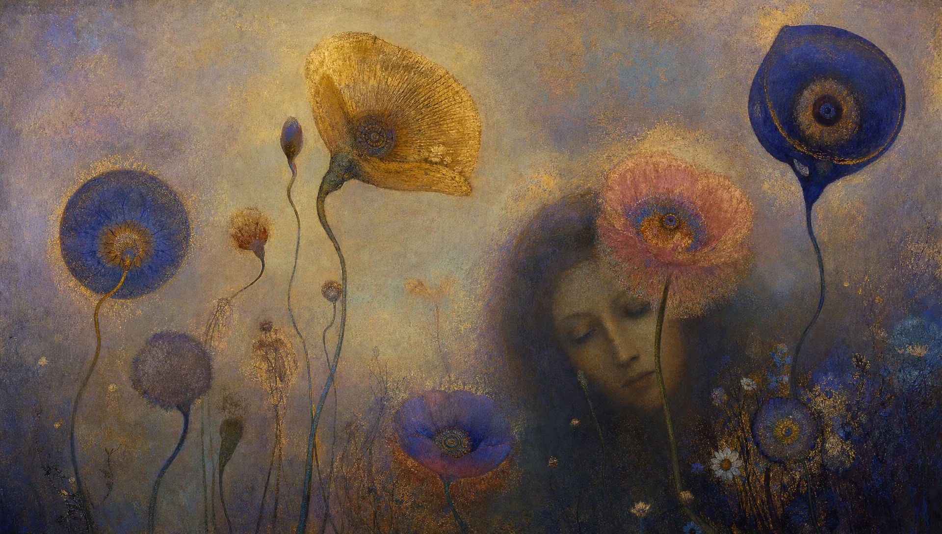 Garden of dream flowers