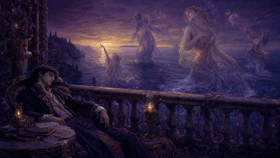 The poet at the threshold of dream