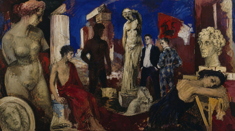 Quoted ruins and modern reverie