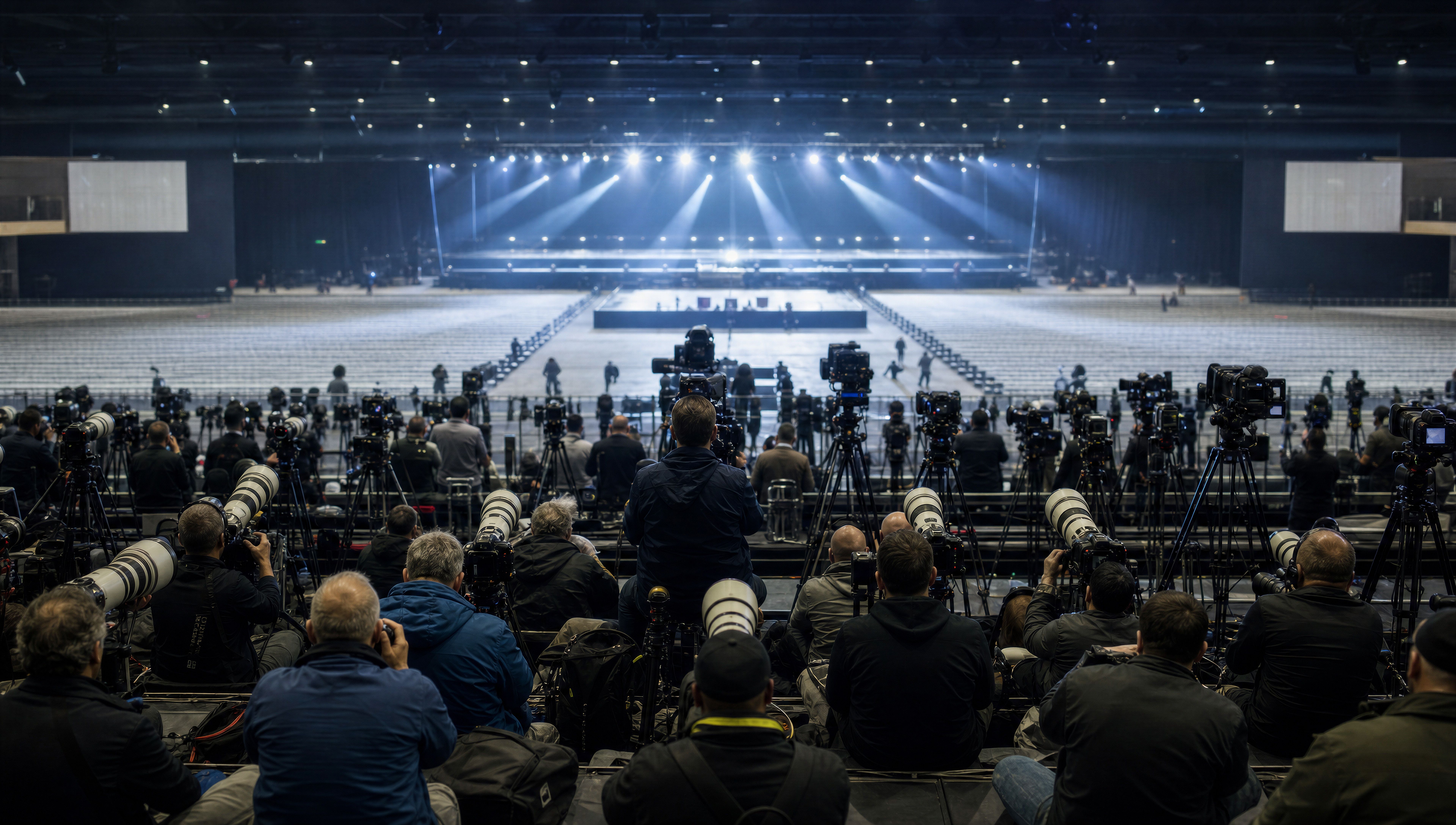 Press riser at a generic event