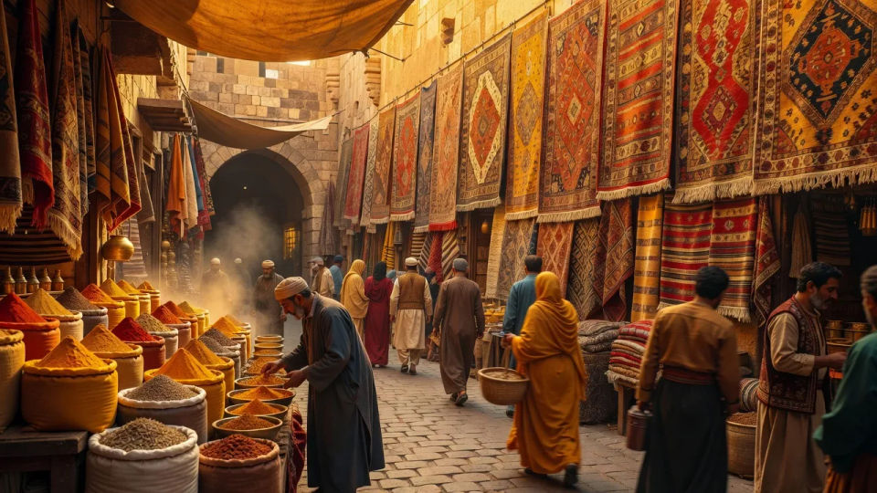 Spice and textile crossroads