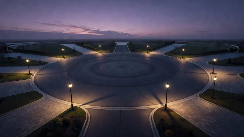 Overhead turning circle
