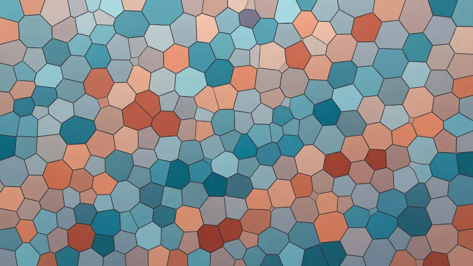 Voronoi cell wall