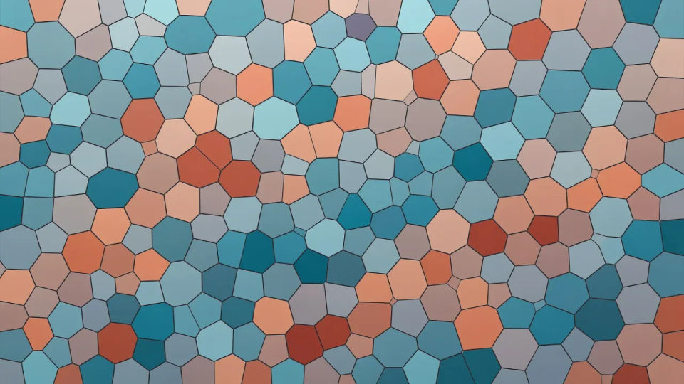 Voronoi cell wall