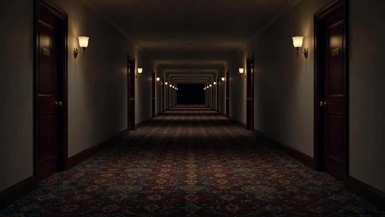 Endless corridor panorama