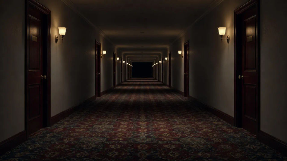 Endless corridor panorama