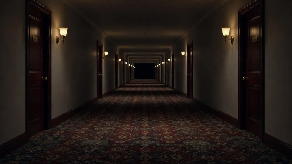 Endless corridor panorama