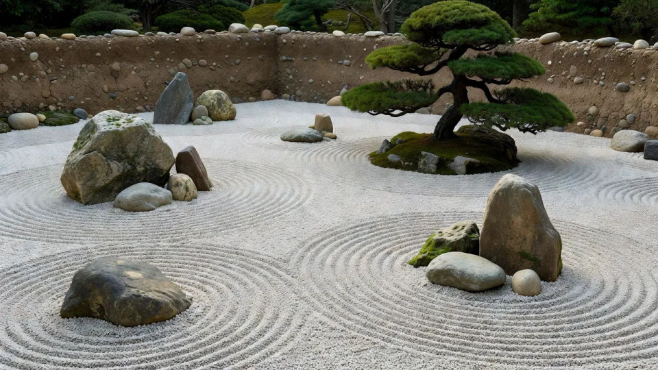 Rock garden panorama