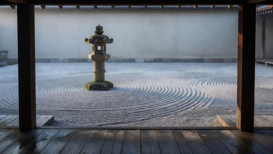 Temple veranda outlook