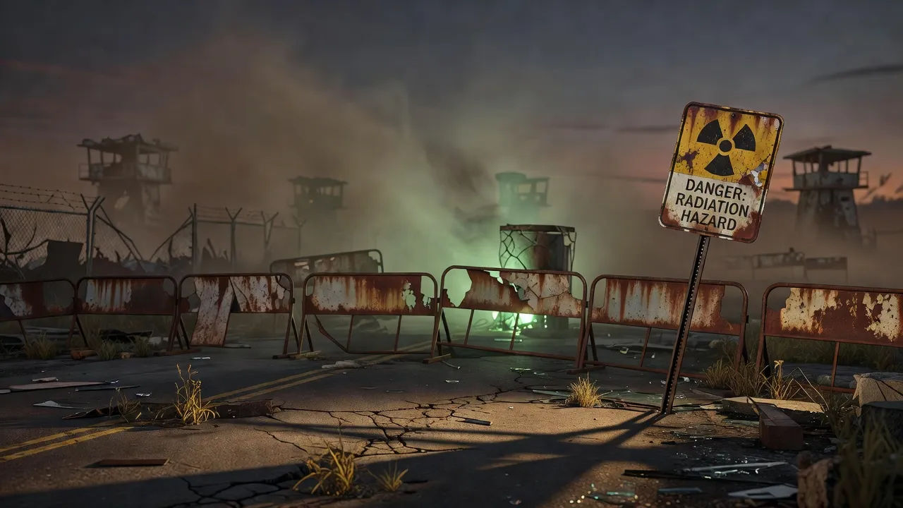 Checkpoint at dusk